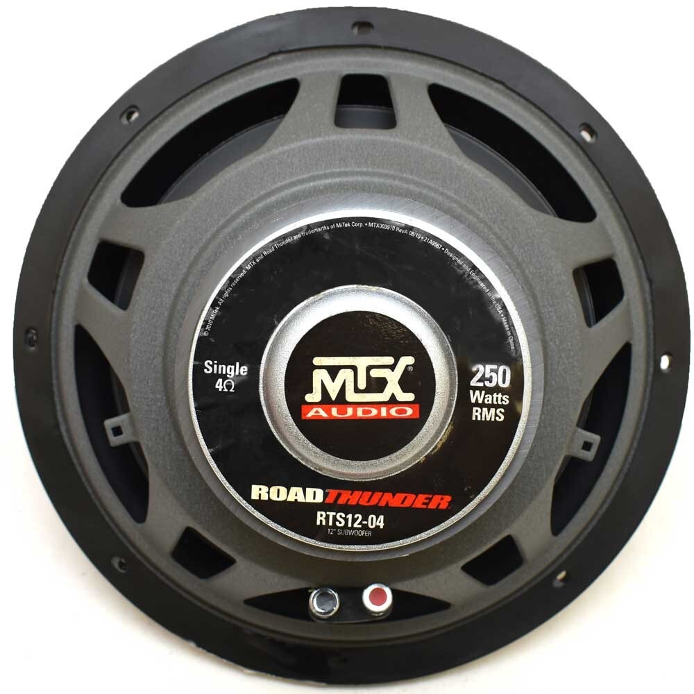 Rt12 04 Mtx Road Thunder Subwoofer Car Subwoofers Mtx Audio 12