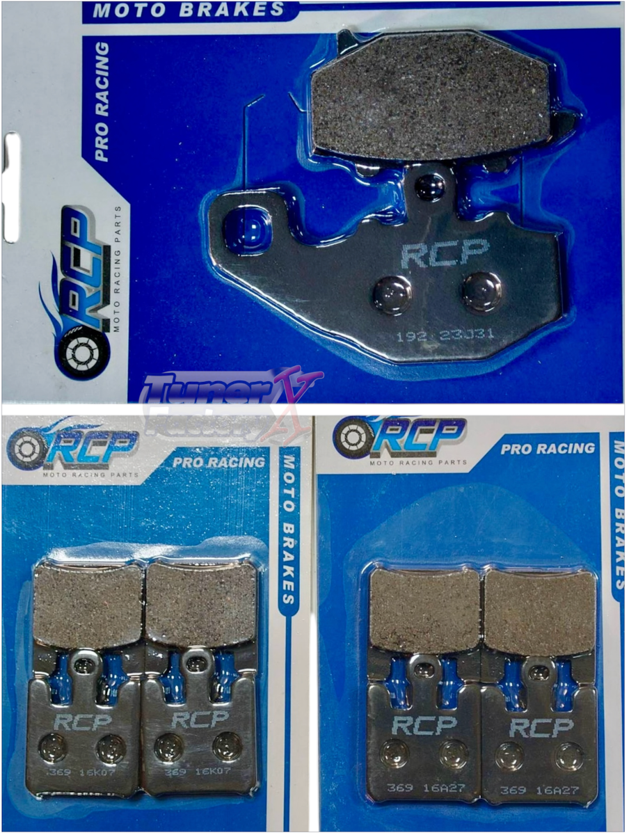 RCF Brake Pads Set F+R FIT KAWASAKI Ninja ZX6R ZX-6R 03 2004