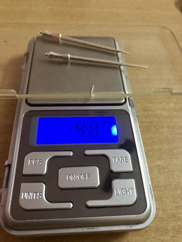 2 Pc 925 Sterling Silver Toothpick, Fruit Food Fork, Plain Design 3.9-4 gram - 第 7/7 張圖片