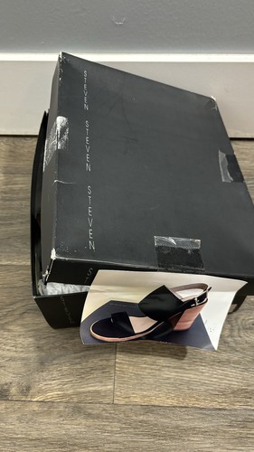 Steven by steve madden black strappy heels size 8 - Picture 7 of 7