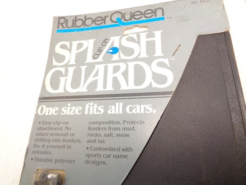 VINTAGE 1970'S 1980'S OLDSMOBILE 'OLDS' NOS RUBBER QUEEN MUD FLAPS ORIG PAIR +1 - Bild 5 von 5