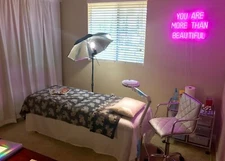 You Are More Than Beautiful Neon Sign Light Lamp 19"x14" Pink With Dimmer VH