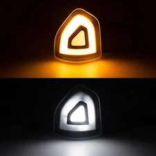 2xFor Dodge Ram 1500 2500 3500 Clear LED Towing Mirror Turn Signal Running Light
