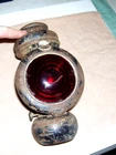ANTIQUE FORD MODEL T LAMP/LIGHT W/ RED LENS FOR PARTS OR RESTORATION,  #540,