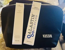 Kusshi Gold Zip Bag Alastin Inhance & SkinMedica Even Correct