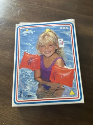 Vtg 1999 Intex The Wet Set Kids Vinyl Float Arm Bands #58642