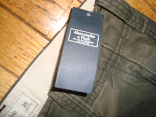 ABERCROMBIE & FITCH CAMOUFLAGE CARGO SHORTS MEN'S SIZE 29 BNWT@$55.00 - Picture 7 of 11