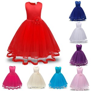 Flower-Girl-Kids-Tutu-Dress-Sequins-Princess-Party-Wedding-Bridesmaid-Tulle-Gown