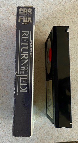 STAR WARS Return of Jedi BETAMAX Tape (1983) -- Red Label In Box Vintage - Picture 4 of 7