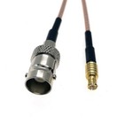 RG316 MCX Fiche Mâle vers BNC Femelle à Sertir Coaxial RF Pigtail Connecteur Câble Jump