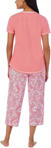Juego de pijama de algodón de 4 piezas para mujer Carole Hochman - Imagen 13 de 16