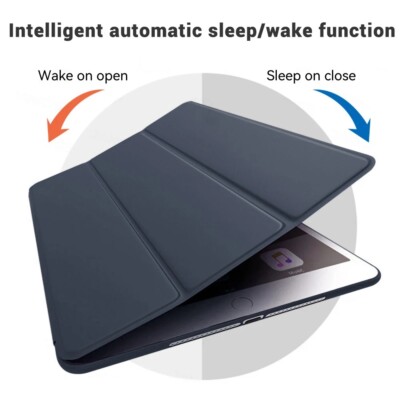 Mr. Gadgets Funda Case Transparente Smart Cover Magnetico, Antifouling, Compatible Con iPad Air Mr. Gadgets Funda Case Transparente Smart Cover Magnetico, Antifouling, Compatible Con iPad Air