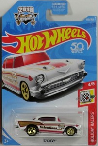 hot wheels 57 chevy valentine