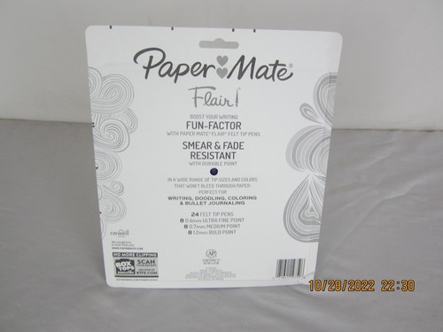 Plumas surtidas Flair Tip Paper Mate Mix Tip 24ct - Imagen 3 de 9