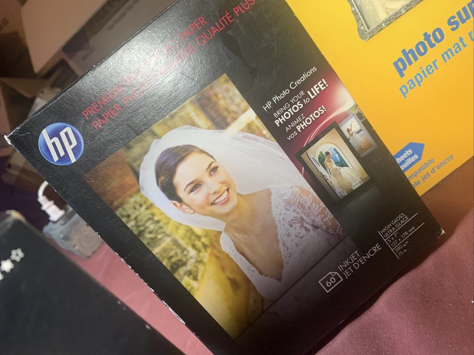 Lot of 6 HP Photo Paper Various Sizes 5x7 & 4x6 See Pics Please! - Image 4 of 4