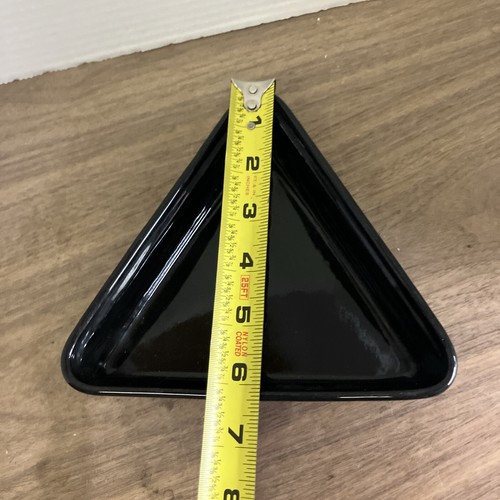 6” Black Triangle Trinket Dish - Picture 6 of 8