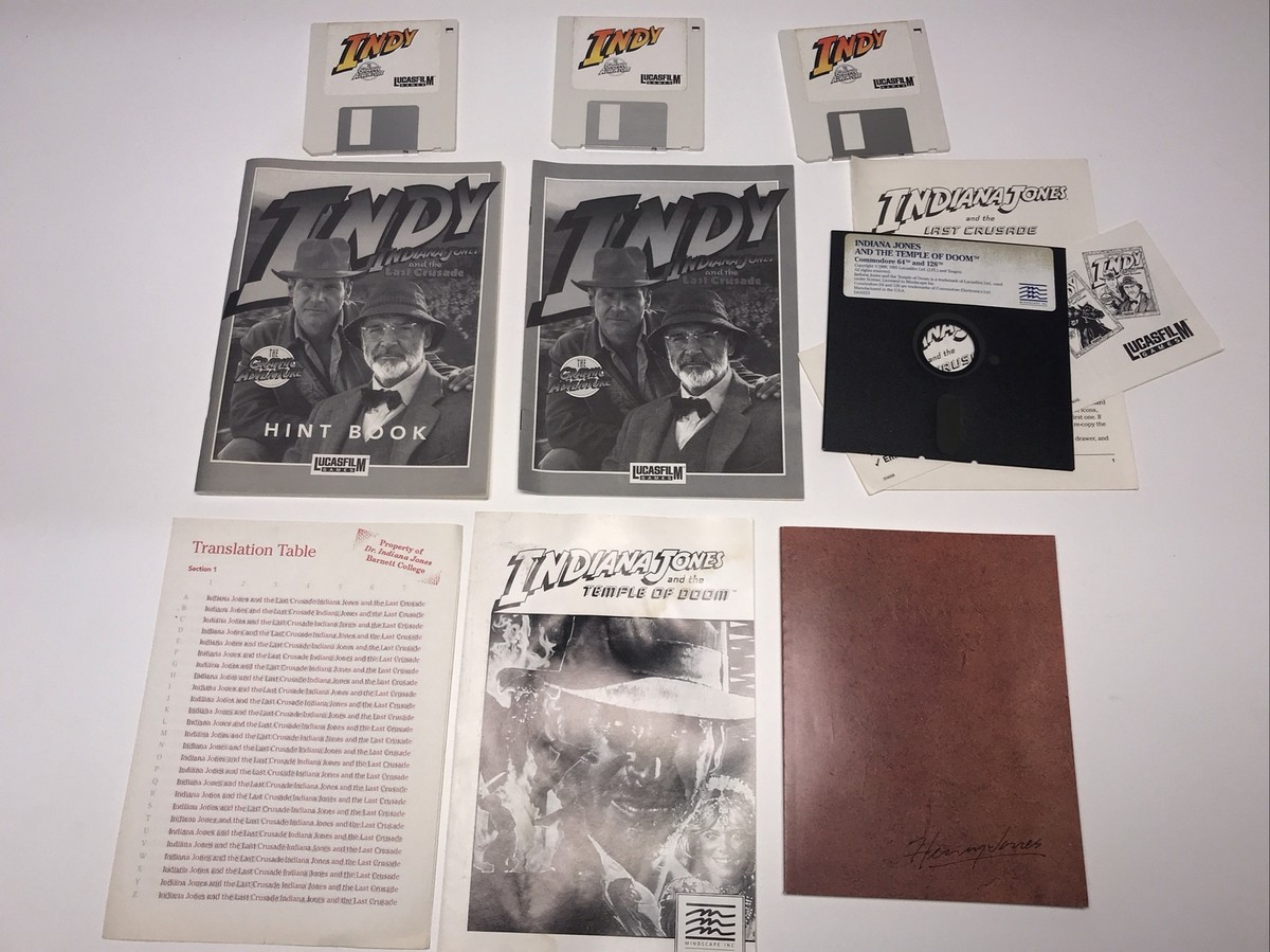 家庭用ゲームソフト INDIANA JONES [COMMODORE 64] Commodore 64 Longplay [161] Indiana Jones and the Temple of
