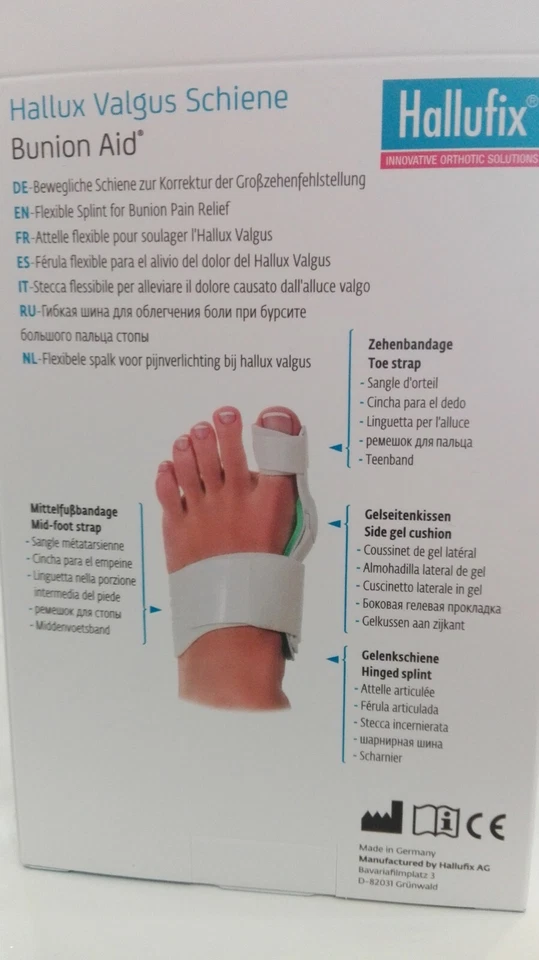 AIRCAST - Hallufix Bunion Aid Fingerless Day & Finger Night (Ref: 20160) - Image 2 of 4