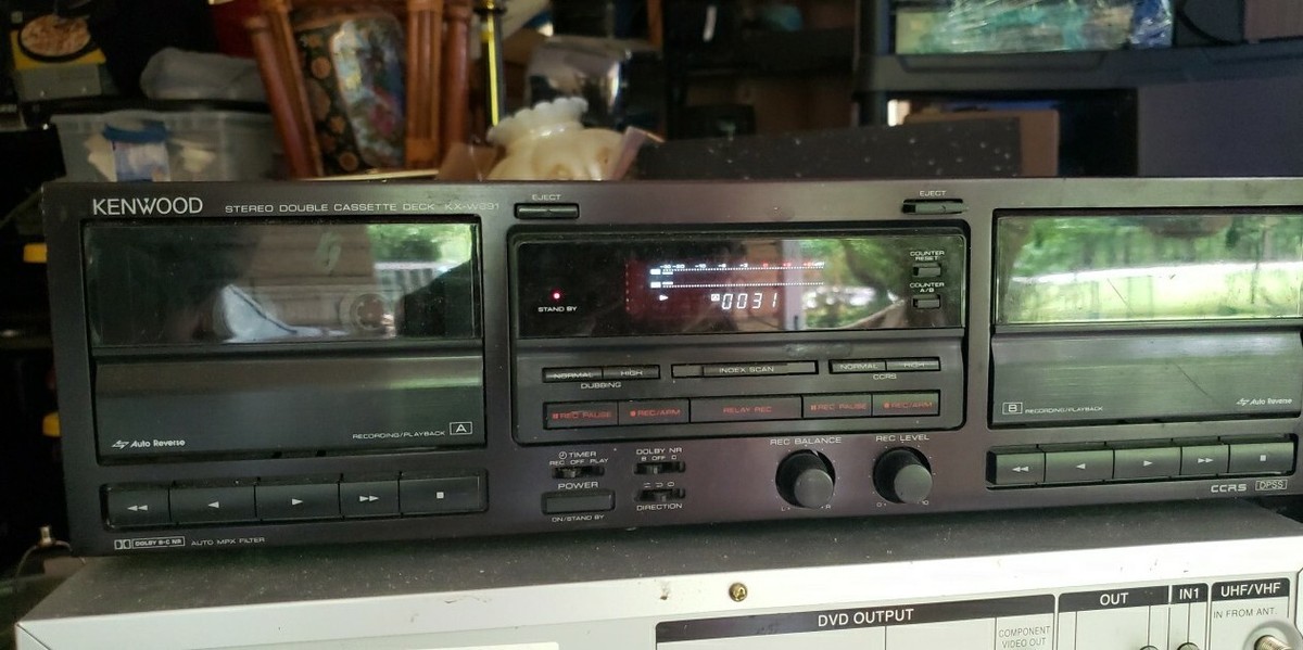 VINTAGE KENWOOD KX-W891 STEREO Dual Cassette Deck. Pre-owned | eBay