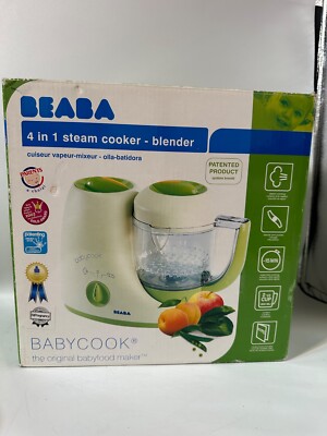 BEABA Babycook 4 in 1 Steam Cooker Blender Baby Food Maker NEW open box