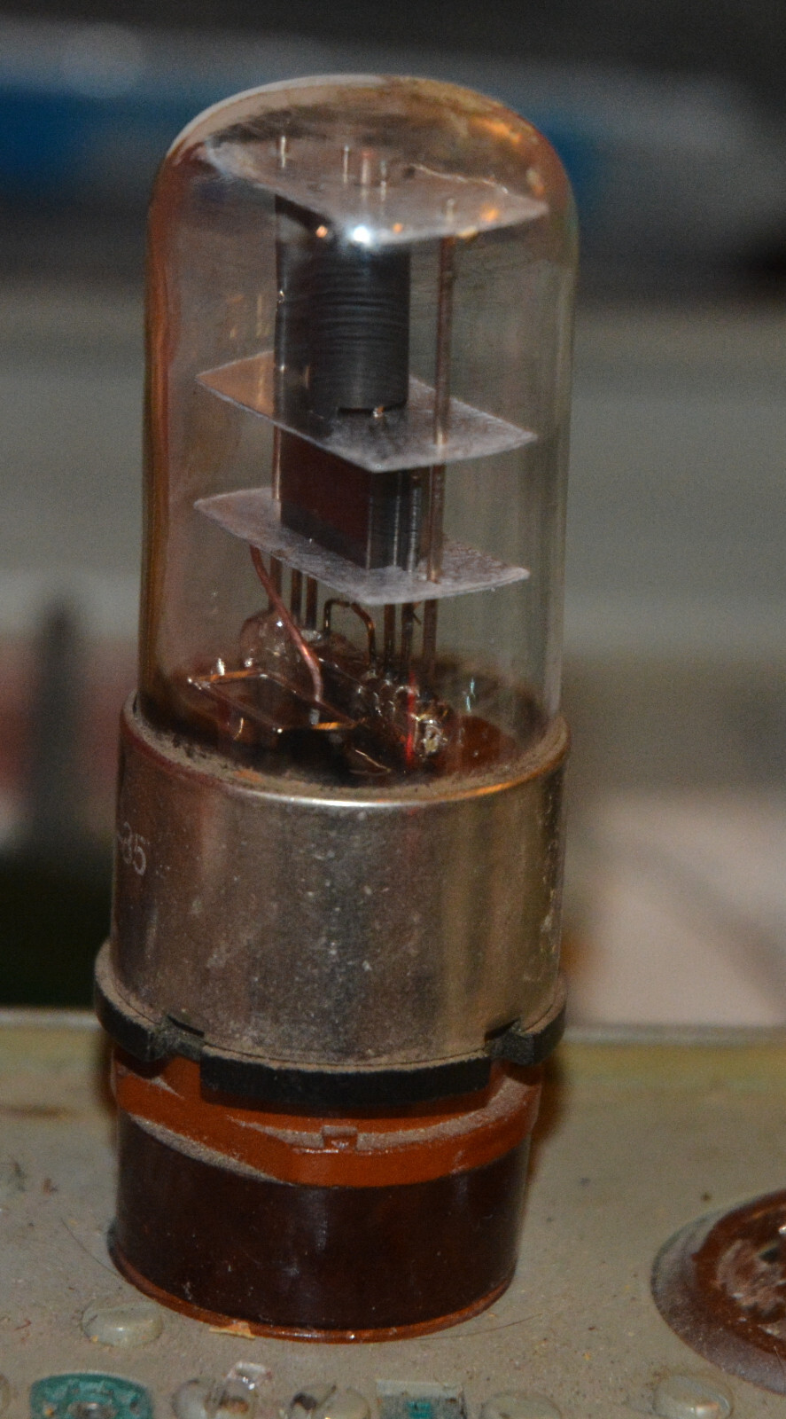12SQ7 Vacuum Tube Tested Good on TV7DU Tester  