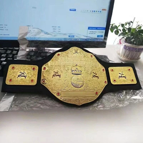 Replica Model World Heavyweight Big Gold Championship Wrestler Champion wwe Belt - Picture 7 of 10