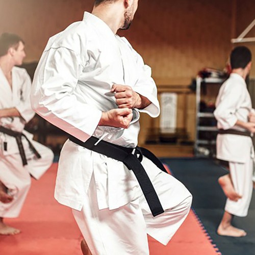 G4 Vision Cinturones de Karate Negro Uniforme Artes Marciales Ranking Taekwondo Karate Judo - Imagen 29 de 71