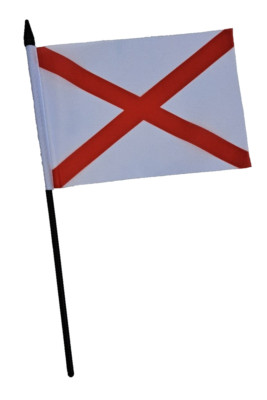 Alabama State kleine Handflagge (6'''' x 4'''')