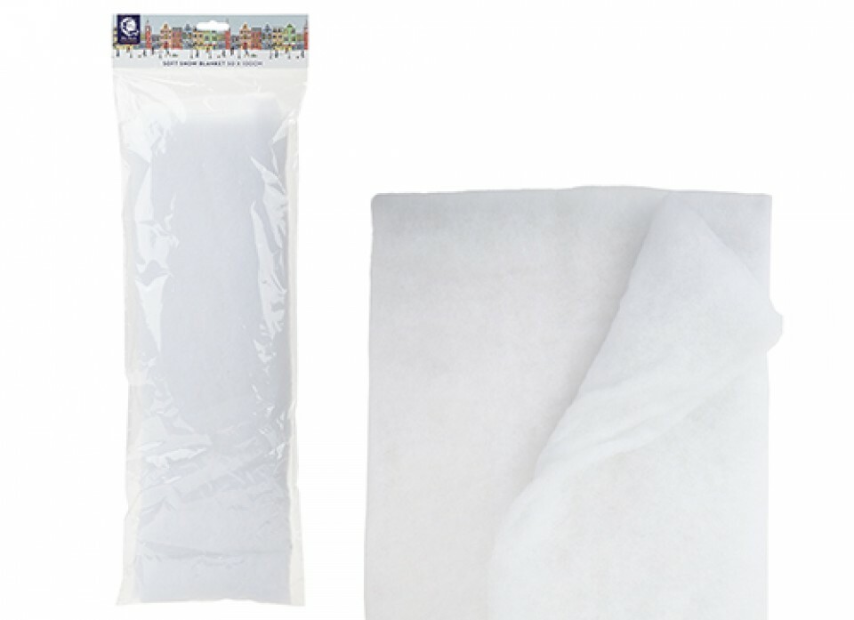 Snow Blanket 50x100cm Artificial Christmas Display Decoration White Fake Snow - Image 2