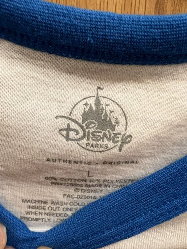 Disney Parks Days of the Week LGBTQ Pride Ringer T shirt Adult Size Large NWT - Picture 3 of 5