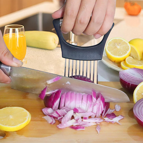 Onion Holder for Slicing, Lemon Slicer Onion Cutter for Slicing, Vegetable Cu... - Picture 10 of 12