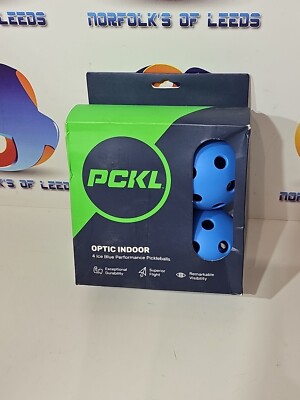 PCKL Optic Indoor Pickleballs Blau 4er Pack Neu M