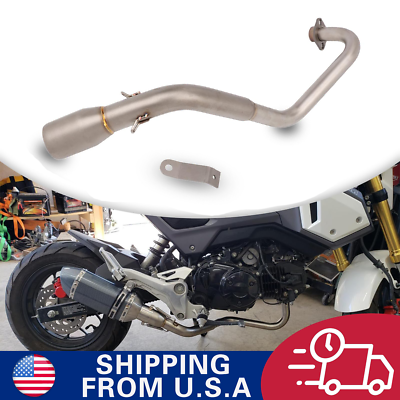 #ad Motorcycle Exhaust Muffler Exhaust for Grom MSX125 2013 2023 Low Mount Exhaust $49.99