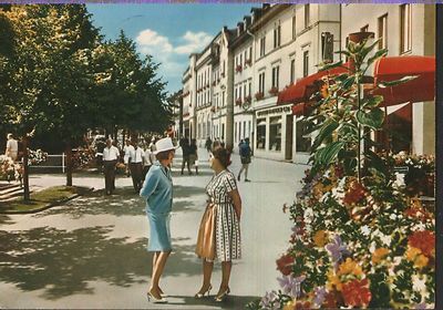 Old postcard - Kneipp spa and spa Bad Wörishofen - Kneippstraße