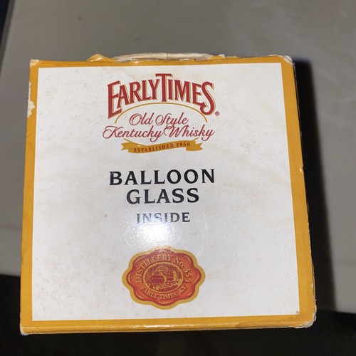 4 Early Times 1996 Collector’s Edition Balloon Glasses - Picture 5 of 8