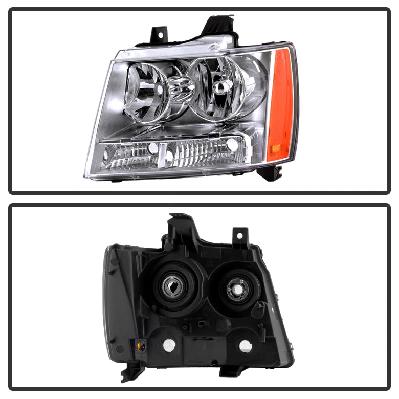 Faros delanteros izquierda+derecha Chevy Suburban 1500 Avalanche Tahoe 2007-2014 Foto 2 de 4