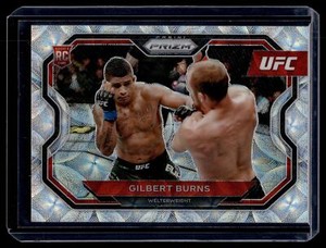 Gilbert Burns 2021 Panini Prizm UFC Premium Box Set Scope Card 91/99 #178