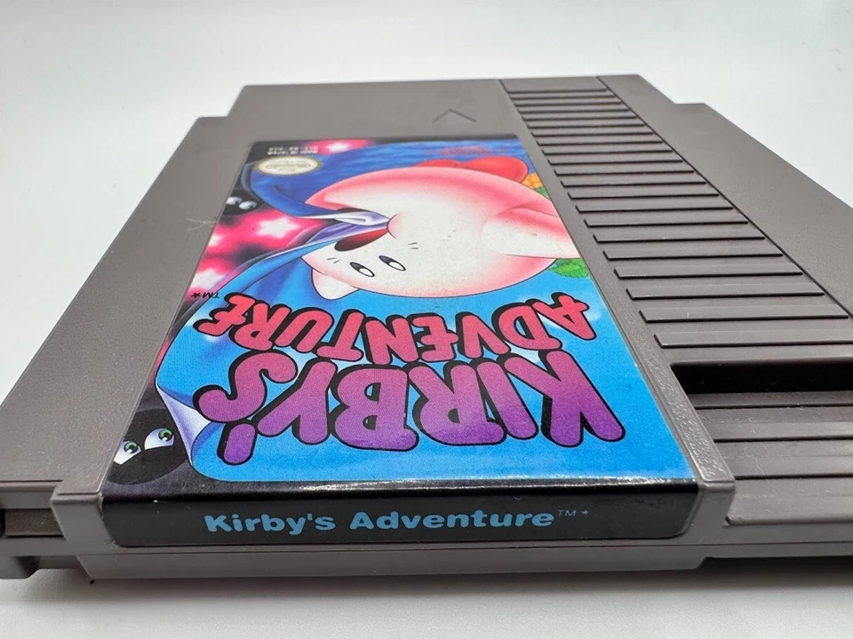 Kirby's Adventure (Nintendo Entertainment System, 1993) NES Authentic Video Game - Image 2 of 3