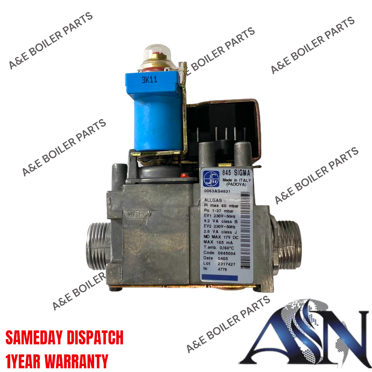 Boiler Parts Vokera Easi Flo Water Heater VOKERA AQUA NOVA 17 EASI