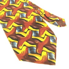 Jerry Garcia Mesa Silk Necktie Tie (Collection Seven) Neon Men USA Made 58" x 4"