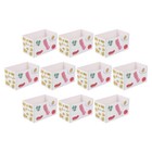 10pcs Cake Packaging Boxes Paper Sandwich Containers Food Boxes Party Favors