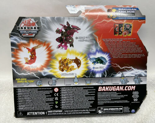 Bakugan Evolutions Battle Amp Pack Eenoch Ultra, Talan, Auxillataur, Nano Fury - Bild 5 von 6