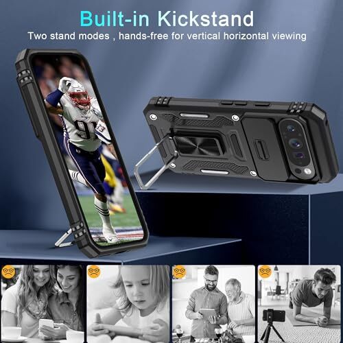 Hülle für Google Pixel 9 Pro XL mit Slide Kamera für Pixel 9 Pro XL schwarz - Bild 2 von 7