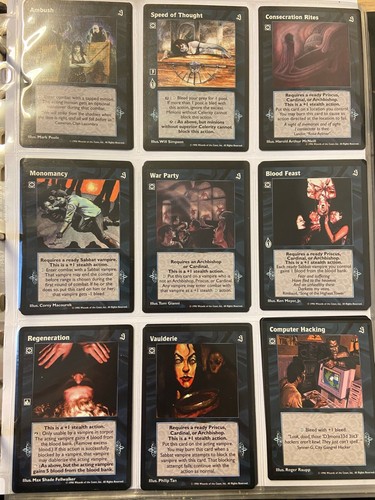 VAMPIRE The Eternale Struggle - Deckmaster - LOT #B - Picture 19 of 20