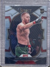 2023 Panini Select UFC Jack Della Maddalena RC Card Rookie Silver Prizm #16