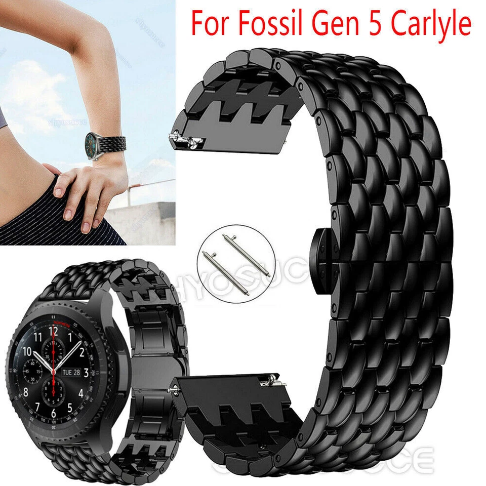 Metall Edelstahl Armband für Samsung Galaxy Watch 3 45mm 46mm Gear S3 Frontier - Bild 3 von 4