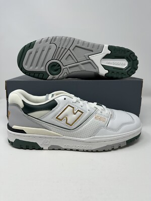 New Balance 550 Nightwatch Pine Green White Sneakers Retro BB550PWC Men's Sizes