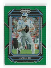 JARED GOFF #95 2022 PANINI PRIZM LIONS GREEN