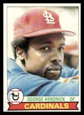 1979 Topps #175 George Hendrick St. Louis Cardinals Baseball card