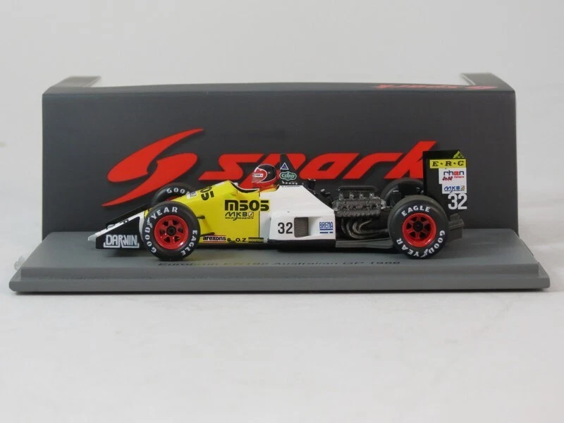 Spark Eurobrun ER188 #32 Oscar Larrauri Australian GP 1988 1/43 S7209 - Immagine 3 di 4